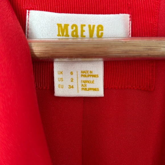 Red Sequin Blazer Mini Dress - Maeve / Anthropologie - Picture 9 of 10